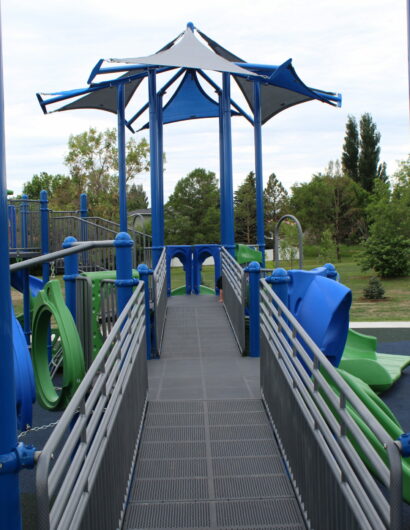 Friendship Park play structure ramp